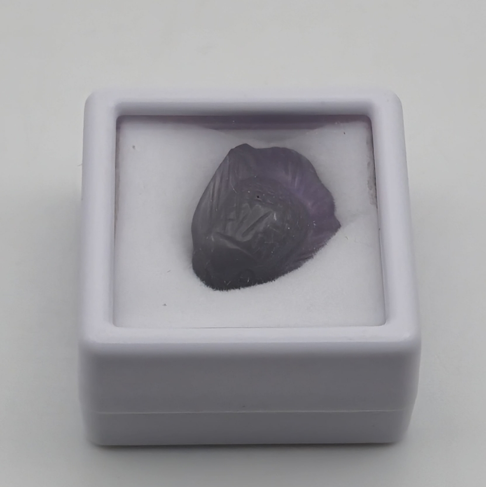 Amethyst Carved Fish - Picture 3 of 6